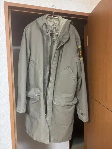 REPLAY AIRCREW M/VII 22/C 모즈 코트 올리브, 카키