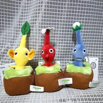 피크민 뽑기 봉제 인형 마스코트 전 3종 세트
