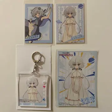 콘노 준코 SNS풍 아크릴 키링 4개 세트 5