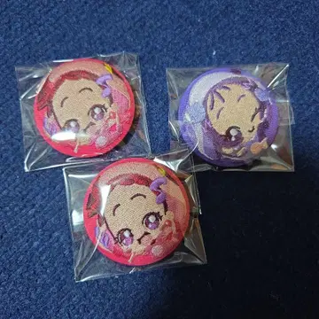 묶음 오쟈마녀 도레미 자수 캔뱃지 애니버스 anibirth