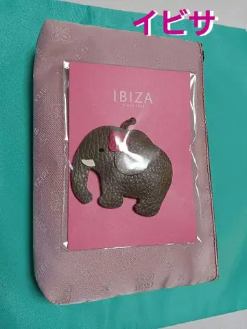 IBIZA 이비자 백참 코끼리 참 포함 파우치