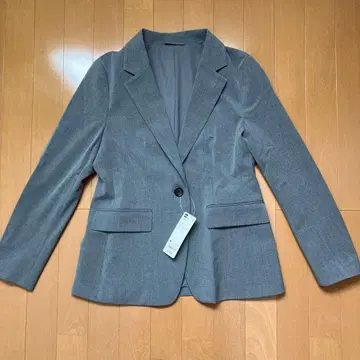 택 포함 새상품 워셔블 테일러드 자켓 Z M 사이즈 그레이