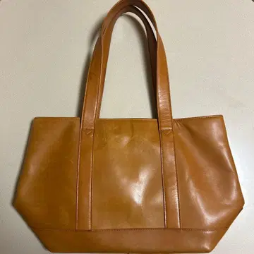 LL.Bean 브라운 가죽 토트백