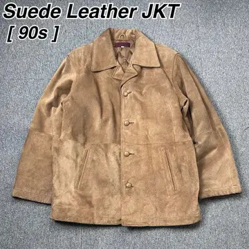 90s 소가죽 스웨이드 가죽 자켓 천연 가죽 빈티지
