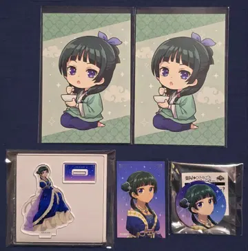 약사의 혼잣말 마루이 미니 아크릴 스탠드 캔뱃지 카드 엽서