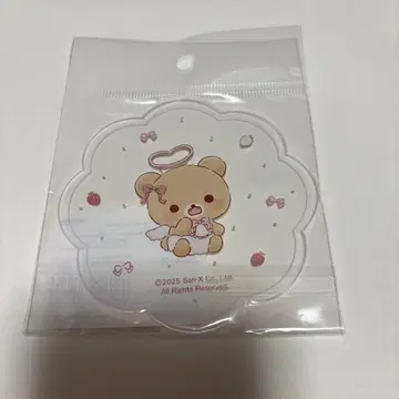 LAFARY 갈색곰 리락쿠마 아크릴 코스터