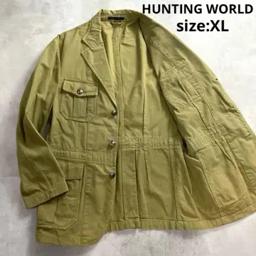컨디션 최상 헌팅월드 각인 메탈 버튼 헌팅 자켓 XL