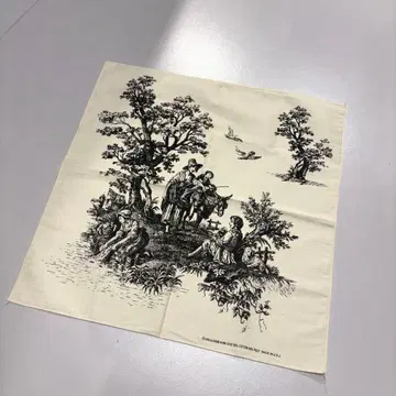 NOS 80s 반다나 회화 USA제