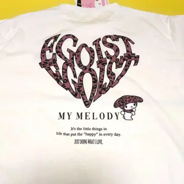 Sanrio 마이멜로디 EGOIST 반팔 티셔츠 여성용 M~L
