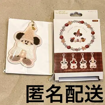 도쿄 디즈니 리조트 크리스마스 리루린린 키체인 화이트