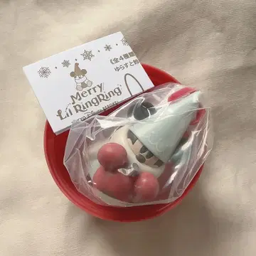 디즈니 크리스마스 릴린린 캡슐 토이 2025 스카이블루 모자