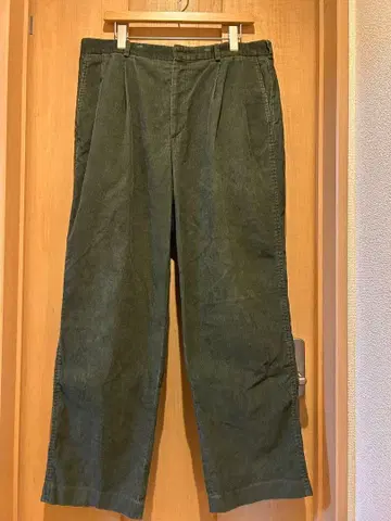 USA 빈티지 랜즈 엔드 코듀로이 와이드 팬츠 36