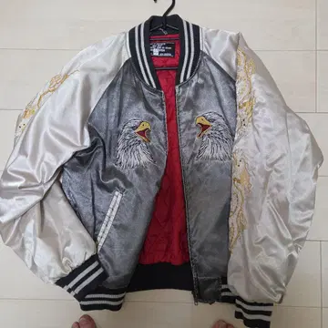 독수리와 드래곤 자수 실버 스카잔