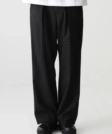 STUDIOUS 크레이지 스트라이프 와이드 팬츠