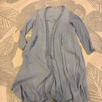 ROSE BUD 라이트 블루 롱 가디건