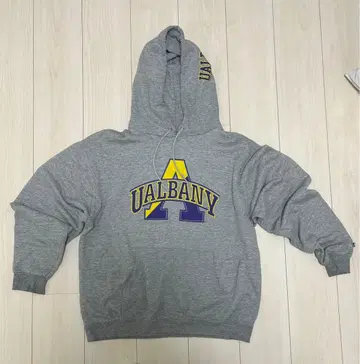 Champion UALBANY 그레이 후드티 L