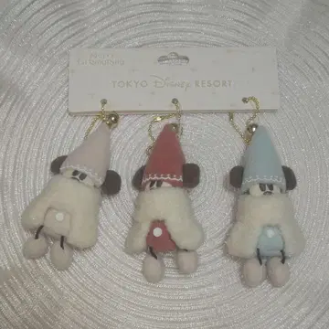 디즈니 크리스마스 2025 리루린린 봉제 인형 참 세트