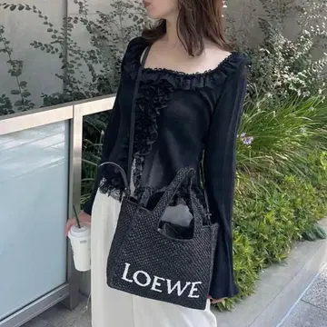 snidel Sustainable 프릴 니트 풀오버