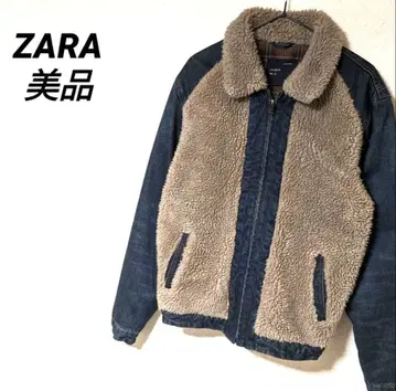 ZARA 곰 자켓 데님 자켓 보아 블루종 새상품급 G 남성용
