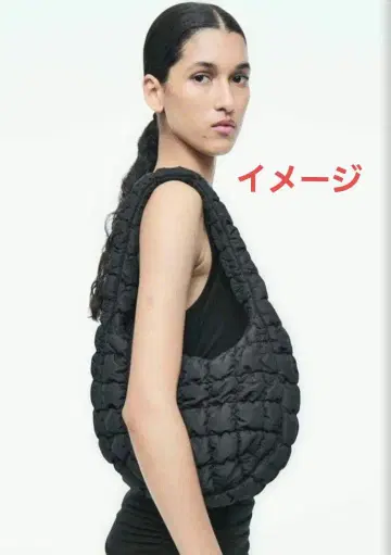 COS 코스 퀼트 미니 숄더백 퀼팅 블랙