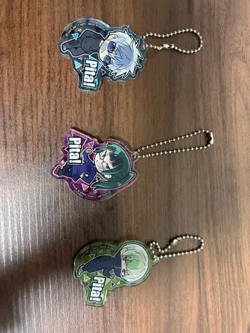 주술회전 키링 3개 세트