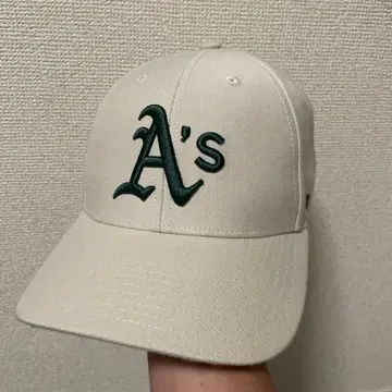 베이지 A's 로고 캡 47 Brand MVP