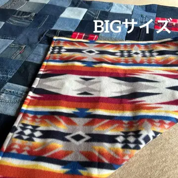 데님 리메이크 담요 멀티 커버 러그 1점