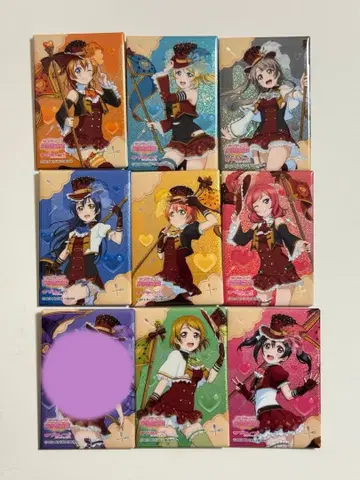 러브 라이브 사각형 캔뱃지 발렌타인 편 2015 ver.