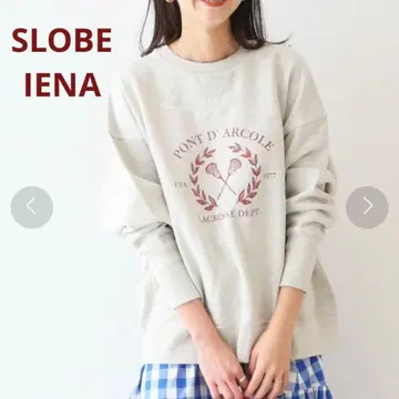 슬로브 이에나 IENA 코어 스팬 쭈리 로고 맨투맨 라크로스 36 38