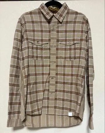 White Mountaineering 체크 셔츠