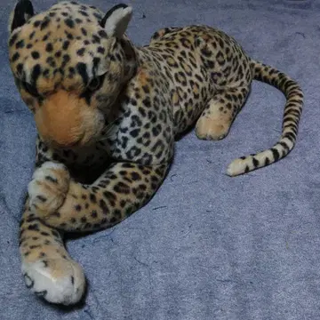 레오파드 봉제 인형 약 40cmT119