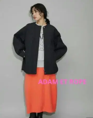 ADAM ET ROPE 퀼팅 블루종