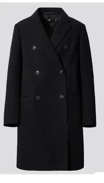 유니클로 +J 더블 페이스 더블 브레스트 코트 새상품급