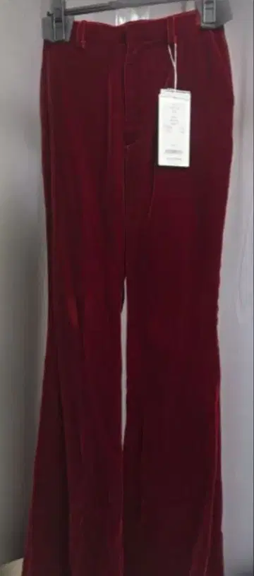 FACETASM 와인 레드 팬츠