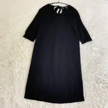 띠어리 오크 100% 니트 원피스 반팔 L 여성용