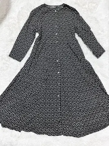 Pont de Chalons 폰데샤론 롱 셔츠 원피스 꽃무늬