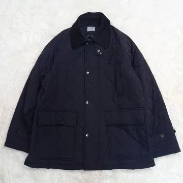 컨디션 최상 LOWRYS FARM 퀼팅 헌팅 자켓 L 블랙