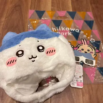 치이카와 파크 두근두근 봉제 인형 캡 (하치와레)