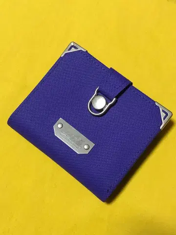 코카콜라 보라색 나일론 접이식 지갑