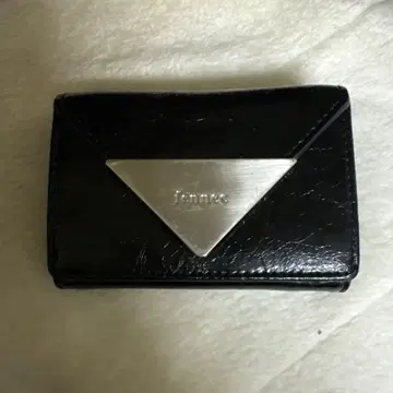 fennec 블랙 3단 폴더형 지갑