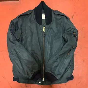 캐나다군 RCAF 80s 플라이트 자켓 다크 그린