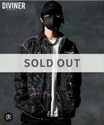 DIVINER Splash Denim Shart [ 완판템 ]