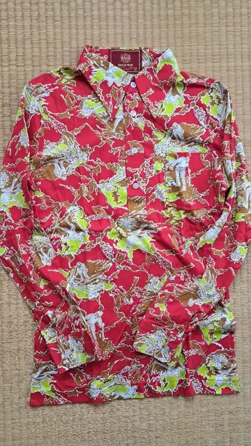 초레어! GOLDWIN 60s 스키 패턴 빈티지 셔츠