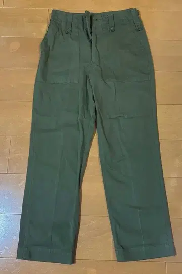 영국군 퍼티그 팬츠 사이드 포켓 없음 구제 의류 군용품