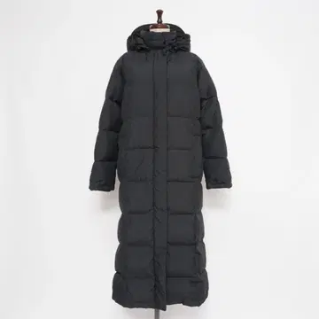새상품급 에디 바우어 구스 다운 롱 코트 블랙 사이즈 S*KD117