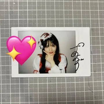 FRUITESZIPPER 후루파! 진제 스즈카 온특 친필 사인 폴라로이드