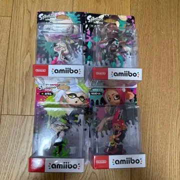 스플래툰 amiibo 4개 세트