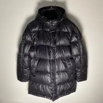 PS Paul Smith 후드 부착 롱 다운 자켓 블랙