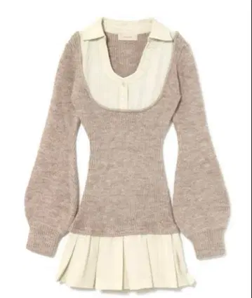 andmary Demi layered mini dress