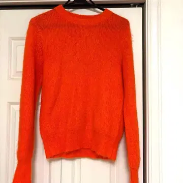 HYKE 모헤어 크루넥 니트